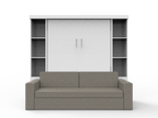 Academy Wall Bed with Sofa - Vertical - Queen Size