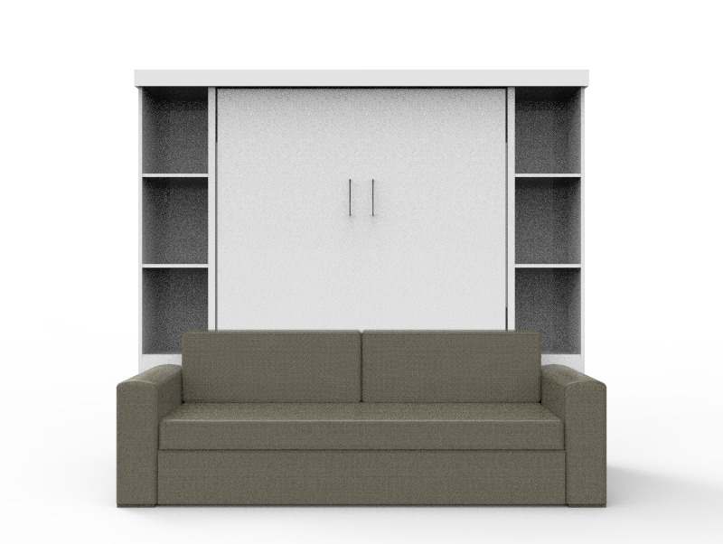 Academy Wall Bed with Sofa - Vertical - Queen Size