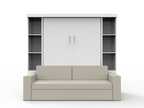Academy Wall Bed with Sofa - Vertical - Queen Size