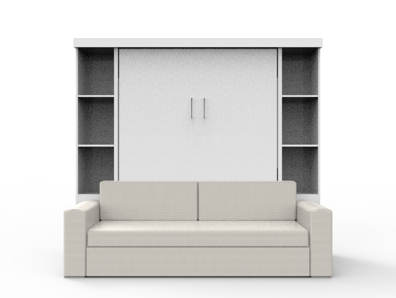 Academy Wall Bed with Sofa - Vertical - Queen Size
