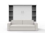 Academy Wall Bed with Sofa - Vertical - Queen Size