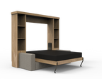 Academy Wall Bed with Sofa - Vertical - Queen Size