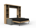 Academy Wall Bed with Sofa - Vertical - Queen Size