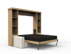 Academy Wall Bed with Sofa - Vertical - Queen Size