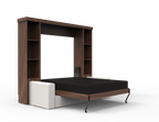 Academy Wall Bed with Sofa - Vertical - Queen Size