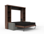 Academy Wall Bed with Sofa - Vertical - Queen Size