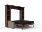 Academy Wall Bed with Sofa - Vertical - Queen Size