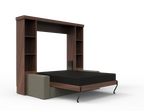 Academy Wall Bed with Sofa - Vertical - Queen Size