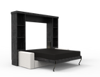 Academy Wall Bed with Sofa - Vertical - Queen Size