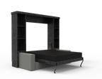 Academy Wall Bed with Sofa - Vertical - Queen Size