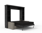 Academy Wall Bed with Sofa - Vertical - Queen Size