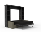 Academy Wall Bed with Sofa - Vertical - Queen Size