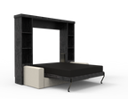 Academy Wall Bed with Sofa - Vertical - Queen Size