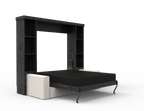 Academy Wall Bed with Sofa - Vertical - Queen Size