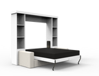 Academy Wall Bed with Sofa - Vertical - Queen Size