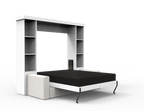 Academy Wall Bed with Sofa - Vertical - Queen Size