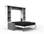 Academy Wall Bed with Sofa - Vertical - Queen Size