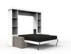 Academy Wall Bed with Sofa - Vertical - Queen Size