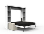 Academy Wall Bed with Sofa - Vertical - Queen Size
